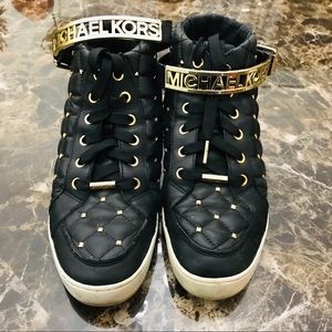 Michael Kors Studded Black High Tops